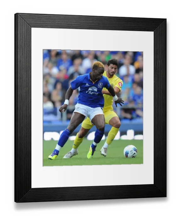 Framed Print : Saha vs. Musacchio: A Battle at Goodison Park - Everton vs. Villarreal (05.08.2011) Framed Print : Saha vs. Musacchio: A Battle at Goodison Park - Everton vs. Villarreal (05.08.2011)