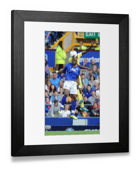 Framed Print : Louis Saha's Goal: Everton vs Villarreal (05.08.2011) Framed Print : Louis Saha's Goal: Everton vs Villarreal (05.08.2011)