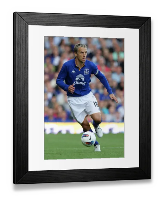 Framed Print : Phil Neville at Goodison Park: Everton's Pre-Season Showdown against Villarreal (August 5, 2011) Framed Print : Phil Neville at Goodison Park: Everton's Pre-Season Showdown against Villarreal (August 5, 2011)