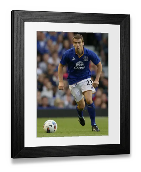 Framed Print : Evertons Seamus Coleman during the Pre Season Friendly at Goodison Park, Liverpool