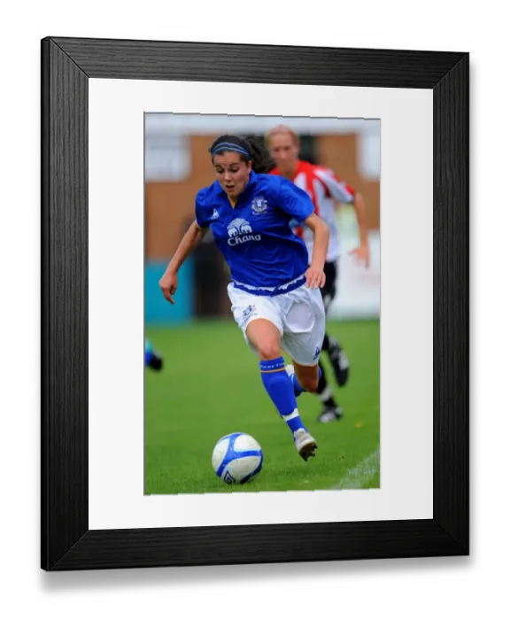 Framed Print : FA Womens Super League - Everton Ladies v Lincoln Ladies - Arriva Stadium