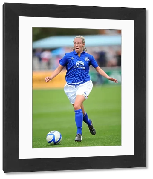 Everton's Toni Duggan in Action: Everton Ladies vs. Lincoln Ladies at Arriva Stadium (FA WSL, 2011)