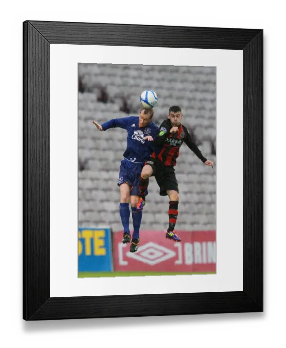 Framed Print : Clash of Tonys: Hibbert vs. Burke at Dalymount Park (Everton vs. Bohemians, August 15, 2011) Framed Print : Clash of Tonys: Hibbert vs. Burke at Dalymount Park (Everton vs. Bohemians, August 15, 2011)