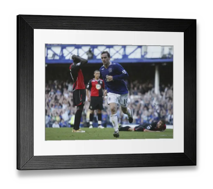 Framed Print : James McFadden's Debut Goal: Everton's Thriller at Goodison Park vs Blackburn Rovers, FA Barclays Premier League, 2007 Framed Print : James McFadden's Debut Goal: Everton's Thriller at Goodison Park vs Blackburn Rovers, FA Barclays Premier League, 2007