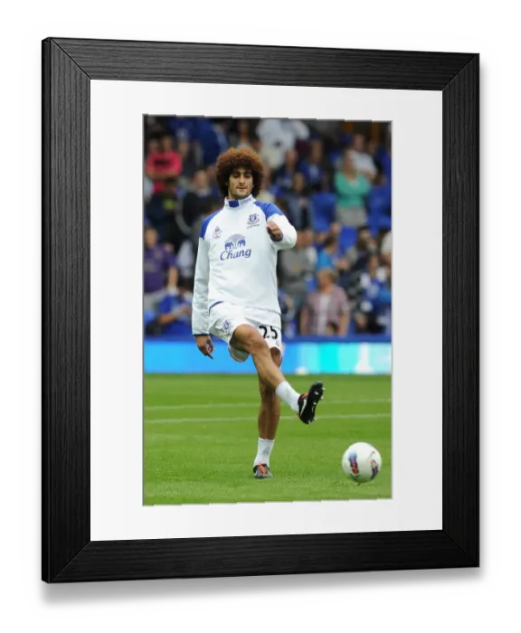 Framed Print : Marouane Fellaini in Action: Everton vs. Queens Park Rangers, Premier League Clash (2011) Framed Print : Marouane Fellaini in Action: Everton vs. Queens Park Rangers, Premier League Clash (2011)
