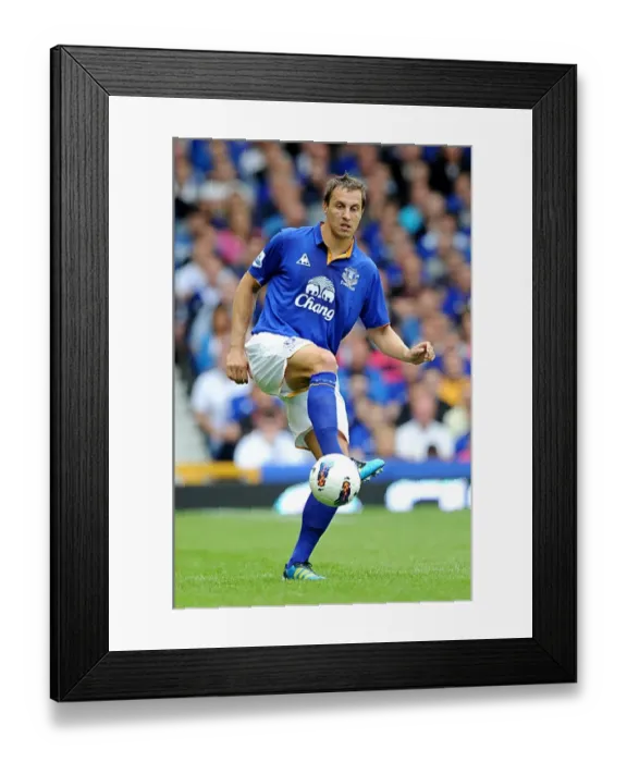 Framed Print : Everton's Jagielka in Action: Everton vs. Queens Park Rangers, Premier League (2011) Framed Print : Everton's Jagielka in Action: Everton vs. Queens Park Rangers, Premier League (2011)