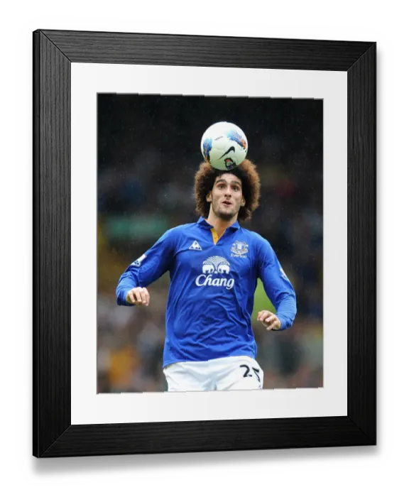 Framed Print : Thunderous Fellaini Performance: Everton's Victory Over Queens Park Rangers, 2011 (BPL) Framed Print : Thunderous Fellaini Performance: Everton's Victory Over Queens Park Rangers, 2011 (BPL)