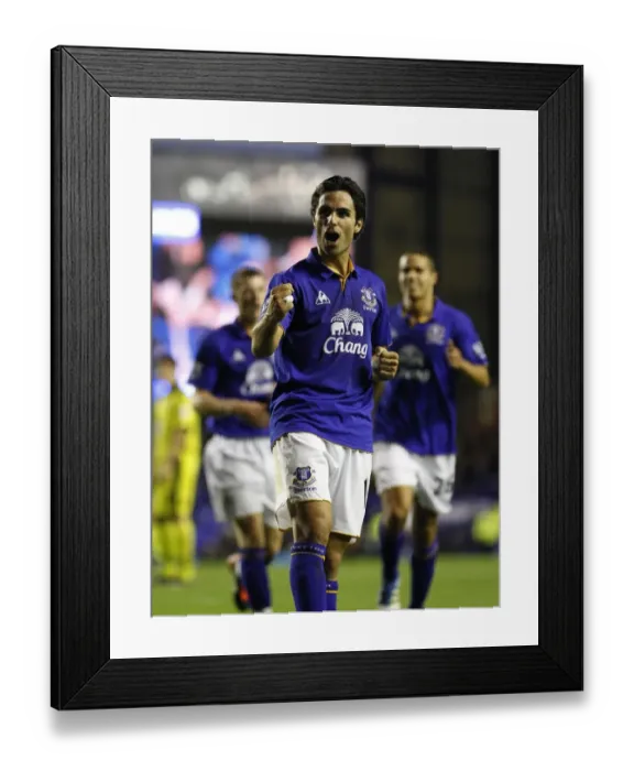 Framed Print : Mikel Arteta's Hat-Trick: Everton's Carling Cup Victory over Sheffield United (24 August 2011) Framed Print : Mikel Arteta's Hat-Trick: Everton's Carling Cup Victory over Sheffield United (24 August 2011)