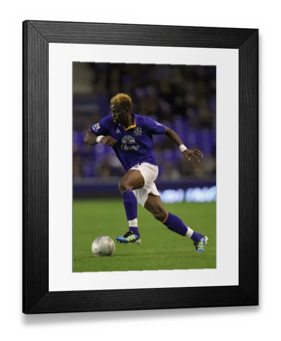 Framed Print : Everton's Louis Saha in Action Against Sheffield United (Carling Cup Round 2, 24 August 2011) Framed Print : Everton's Louis Saha in Action Against Sheffield United (Carling Cup Round 2, 24 August 2011)