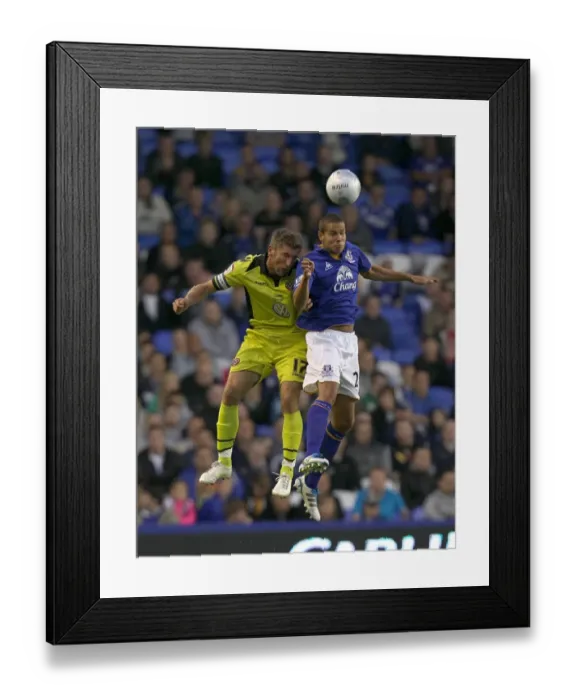 Framed Print : Carling Cup Showdown: Rodwell vs Cresswell Clash at Goodison Park (2011) Framed Print : Carling Cup Showdown: Rodwell vs Cresswell Clash at Goodison Park (2011)