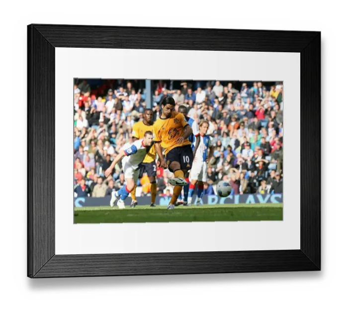 Framed Print : Mikel Arteta's Penalty: Everton's Triumph over Blackburn Rovers (27 August 2011) Framed Print : Mikel Arteta's Penalty: Everton's Triumph over Blackburn Rovers (27 August 2011)