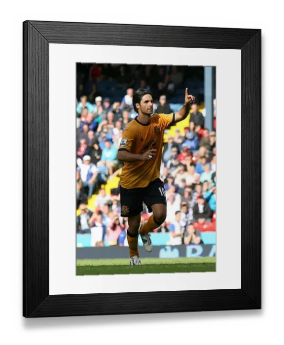 Framed Print : Mikel Arteta's Dramatic Penalty: Everton's Thrilling Win Against Blackburn Rovers in Premier League (27 August 2011) Framed Print : Mikel Arteta's Dramatic Penalty: Everton's Thrilling Win Against Blackburn Rovers in Premier League (27 August 2011)