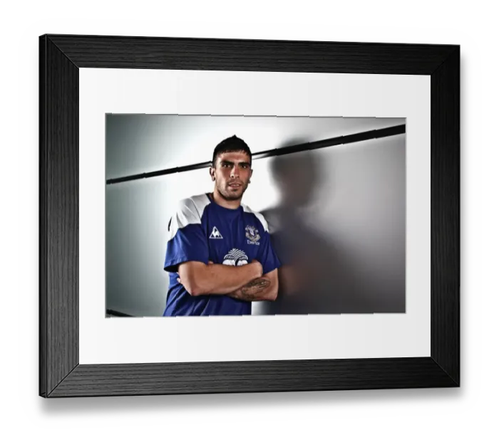 Framed Print : Welcome Denis Stracqualursi: A New Addition to Everton's Squad at Finch Farm Framed Print : Welcome Denis Stracqualursi: A New Addition to Everton's Squad at Finch Farm