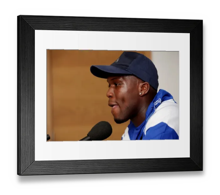Framed Print : New Signing Royston Drenthe Welcomed to Everton FC: Finch Farm Press Conference Framed Print : New Signing Royston Drenthe Welcomed to Everton FC: Finch Farm Press Conference