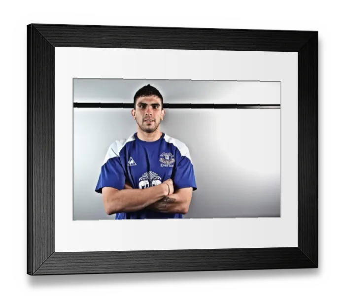 Framed Print : Welcome Denis Stracqualursi: A New Star Joins Everton's Squad at Finch Farm Framed Print : Welcome Denis Stracqualursi: A New Star Joins Everton's Squad at Finch Farm