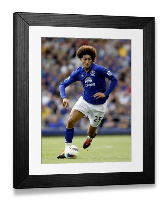 Framed Print : Thunderous Performance: Marouane Fellaini at Goodison Park - Everton vs Aston Villa, Barclays Premier League (September 10, 2011) Framed Print : Thunderous Performance: Marouane Fellaini at Goodison Park - Everton vs Aston Villa, Barclays Premier League (September 10, 2011)