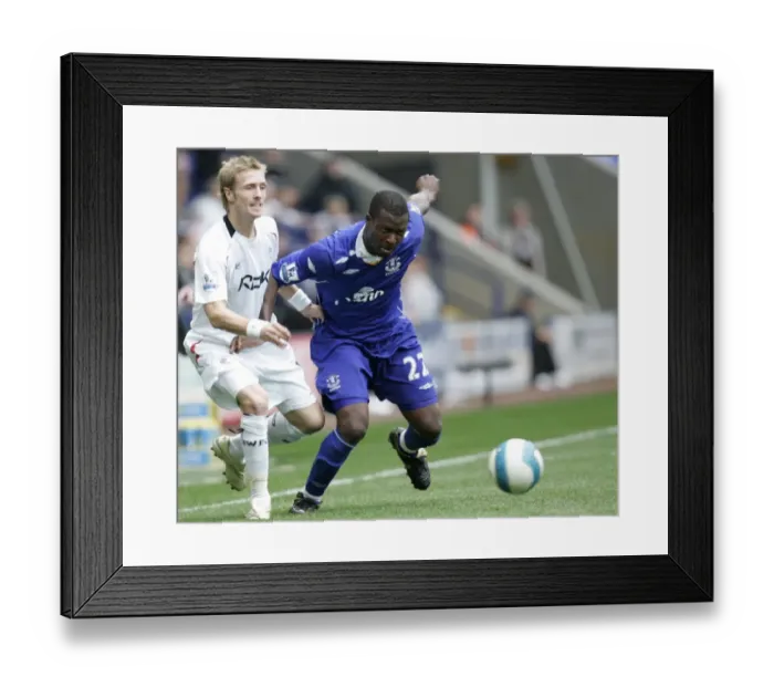 Framed Print : Yakubu vs Wilhelmsson: Everton vs Bolton Wanderers, FA Premier League, 2007 Framed Print : Yakubu vs Wilhelmsson: Everton vs Bolton Wanderers, FA Premier League, 2007