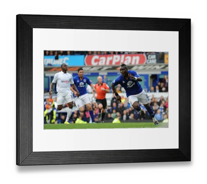 Framed Print : Everton's Triumph: Royston Drenthe's Hat-Trick Glory Over Wigan Athletic (September 17, 2011) Framed Print : Everton's Triumph: Royston Drenthe's Hat-Trick Glory Over Wigan Athletic (September 17, 2011)