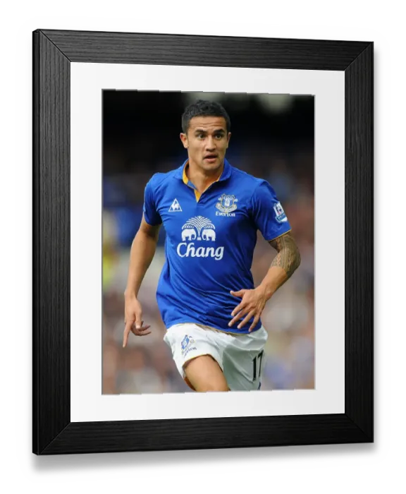 Framed Print : Tim Cahill's Thunderbolt: Everton's Epic Goal vs. Wigan Athletic (Barclays Premier League, 17 September 2011) Framed Print : Tim Cahill's Thunderbolt: Everton's Epic Goal vs. Wigan Athletic (Barclays Premier League, 17 September 2011)