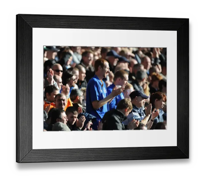 Framed Print : Everton FC: A Sea of Passionate Fans Roaring for Victory - Everton vs Wigan Athletic (September 17, 2011), Goodison Park Framed Print : Everton FC: A Sea of Passionate Fans Roaring for Victory - Everton vs Wigan Athletic (September 17, 2011), Goodison Park