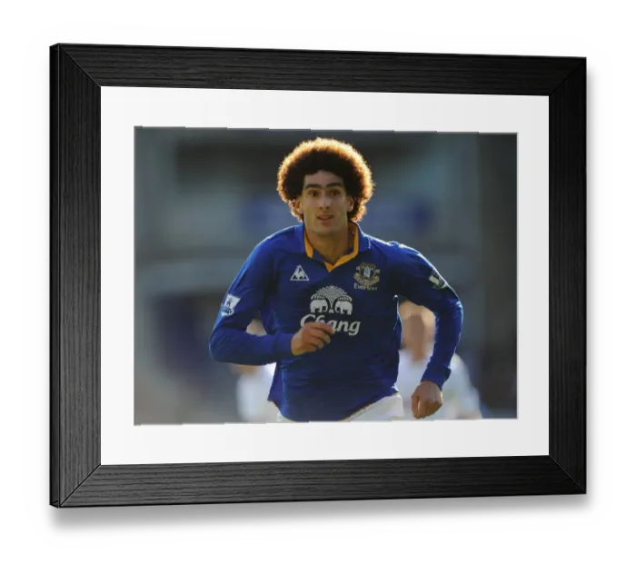 Framed Print : Marouane Fellaini: Thunderous Performance at Goodison Park - Everton vs Wigan Athletic, Premier League 2011 Framed Print : Marouane Fellaini: Thunderous Performance at Goodison Park - Everton vs Wigan Athletic, Premier League 2011