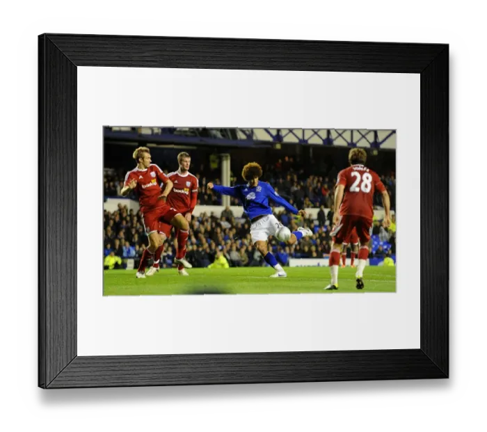 Framed Print : Marouane Fellaini Scores First Goal: Everton's Game-Changer in Carling Cup Round 3 vs. West Bromwich Albion (September 21, 2011) Framed Print : Marouane Fellaini Scores First Goal: Everton's Game-Changer in Carling Cup Round 3 vs. West Bromwich Albion (September 21, 2011)