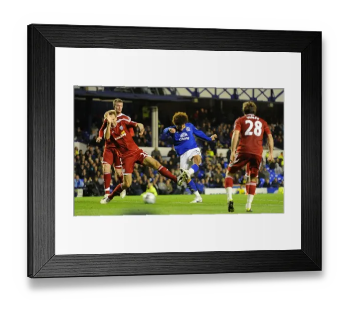 Framed Print : Marouane Fellaini Strikes First: Everton's Carling Cup Triumph over West Bromwich Albion (September 21, 2011) Framed Print : Marouane Fellaini Strikes First: Everton's Carling Cup Triumph over West Bromwich Albion (September 21, 2011)