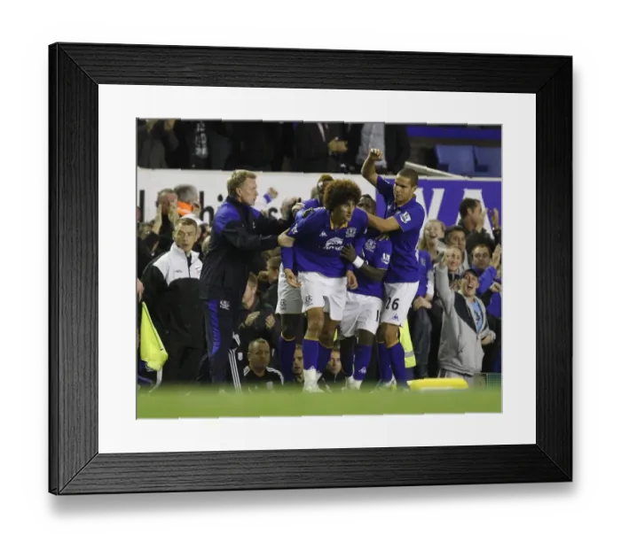 Framed Print : Marouane Fellaini's Thrilling Carling Cup Goal: Everton's Triumph Over West Bromwich Albion (September 21, 2011) Framed Print : Marouane Fellaini's Thrilling Carling Cup Goal: Everton's Triumph Over West Bromwich Albion (September 21, 2011)