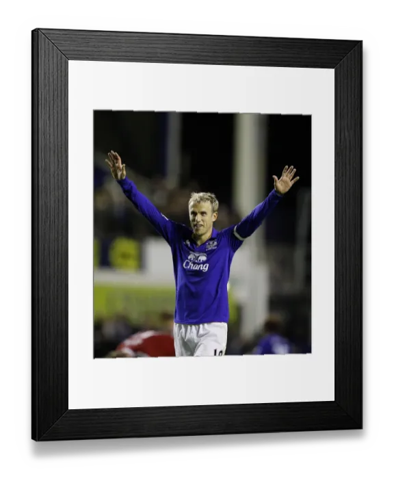 Framed Print : Phil Neville's Thrilling Carling Cup Goal: Everton vs. West Bromwich Albion (September 2011) Framed Print : Phil Neville's Thrilling Carling Cup Goal: Everton vs. West Bromwich Albion (September 2011)