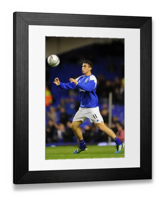 Framed Print : Denis Stracqualursi Scores the Winner: Everton vs. West Bromwich Albion in Carling Cup Round 3 (September 21, 2011) Framed Print : Denis Stracqualursi Scores the Winner: Everton vs. West Bromwich Albion in Carling Cup Round 3 (September 21, 2011)