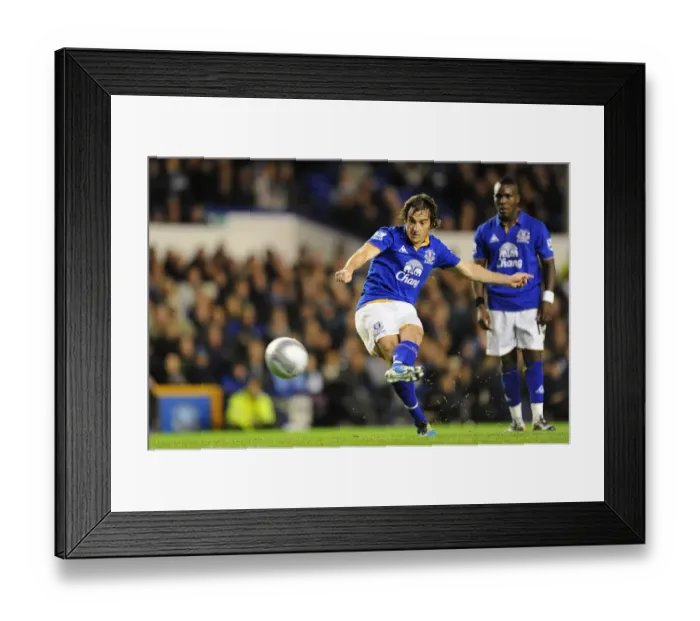 Framed Print : Leighton Baines vs. West Bromwich Albion: Everton's Carling Cup Showdown at Goodison Park (September 21, 2011) Framed Print : Leighton Baines vs. West Bromwich Albion: Everton's Carling Cup Showdown at Goodison Park (September 21, 2011)