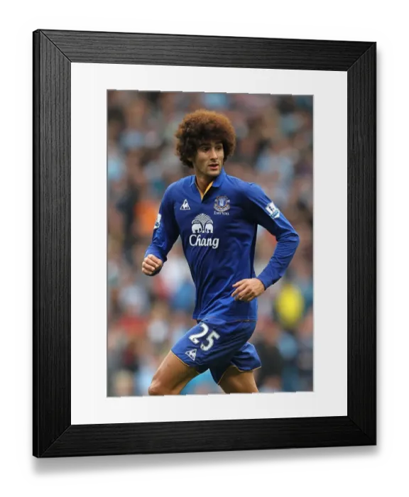 Framed Print : Marouane Fellaini at Etihad Stadium: Everton vs Manchester City, Barclays Premier League (September 24, 2011) Framed Print : Marouane Fellaini at Etihad Stadium: Everton vs Manchester City, Barclays Premier League (September 24, 2011)