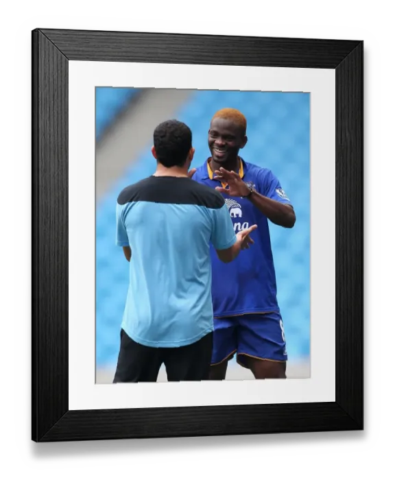 Framed Print : Clash of the Titans: Tevez vs. Saha - Manchester City vs. Everton, Premier League Showdown (September 2011) Framed Print : Clash of the Titans: Tevez vs. Saha - Manchester City vs. Everton, Premier League Showdown (September 2011)