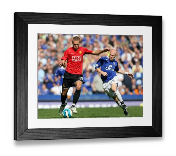 Framed Print : Johnson vs Vidic: Everton vs Manchester United - Premier League Showdown at Goodison Park (September 15, 2007) Framed Print : Johnson vs Vidic: Everton vs Manchester United - Premier League Showdown at Goodison Park (September 15, 2007)