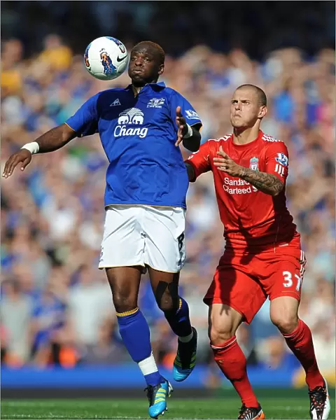 A Battle for Supremacy: Saha vs Skrtel - Everton vs Liverpool (Barclays Premier League, October 2011)