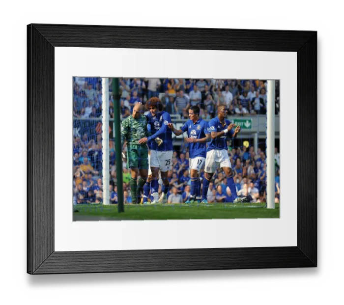 Framed Print : Tim Howard's Penalty Save: Everton Denies Liverpool at Goodison Park (2011) Framed Print : Tim Howard's Penalty Save: Everton Denies Liverpool at Goodison Park (2011)