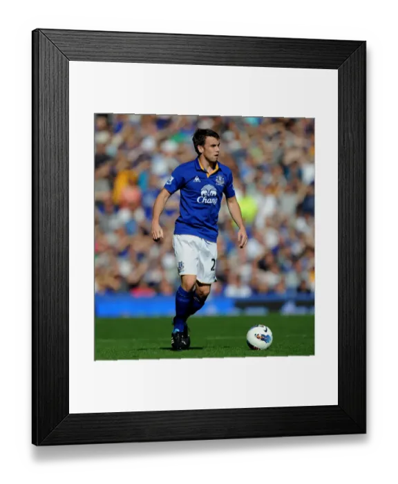 Framed Print : Seamus Coleman vs. Liverpool: Intense Face-Off at Goodison Park - Everton vs. Liverpool, Barclays Premier League (1 October 2011)