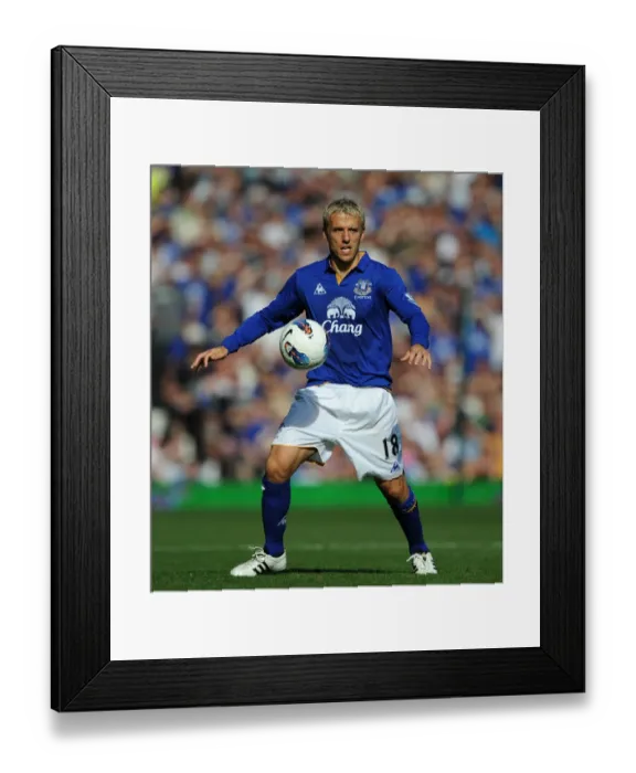 Framed Print : Phil Neville's Emotional Homecoming: Everton vs Liverpool (October 1, 2011, Barclays Premier League) Framed Print : Phil Neville's Emotional Homecoming: Everton vs Liverpool (October 1, 2011, Barclays Premier League)