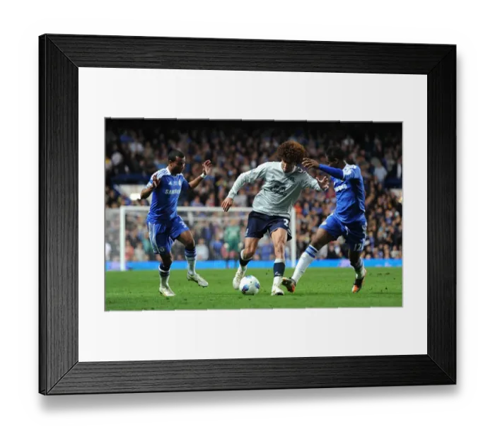 Framed Print : Clash at Stamford Bridge: Mikel, Cole vs. Fellaini - A Premier League Battle (15 October 2011) Framed Print : Clash at Stamford Bridge: Mikel, Cole vs. Fellaini - A Premier League Battle (15 October 2011)
