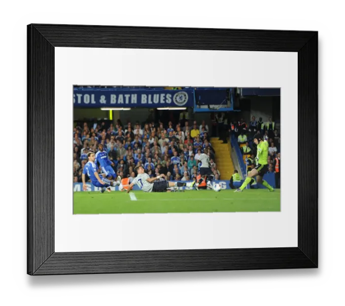 Framed Print : Apostolos Vellios Scores First Everton Goal Against Chelsea at Stamford Bridge (15 October 2011) Framed Print : Apostolos Vellios Scores First Everton Goal Against Chelsea at Stamford Bridge (15 October 2011)