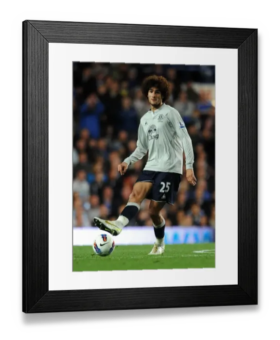 Framed Print : Marouane Fellaini at Stamford Bridge: Everton's Midfield Maestro Takes on Chelsea (15 October 2011, Barclays Premier League) Framed Print : Marouane Fellaini at Stamford Bridge: Everton's Midfield Maestro Takes on Chelsea (15 October 2011, Barclays Premier League)