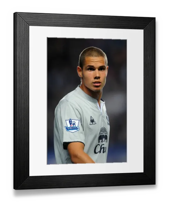 Framed Print : Jack Rodwell at Stamford Bridge: Everton vs. Chelsea, Barclays Premier League (15 October 2011)