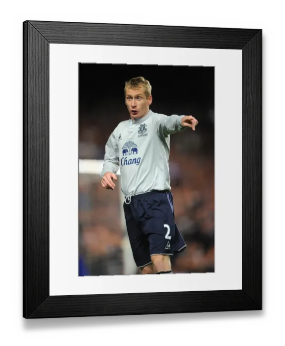 Framed Print : Tony Hibbert vs. Chelsea: Everton's Fierce Face-Off at Stamford Bridge (2011) Framed Print : Tony Hibbert vs. Chelsea: Everton's Fierce Face-Off at Stamford Bridge (2011)