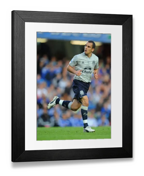 Framed Print : Leon Osman's Battle at Stamford Bridge: Everton vs. Chelsea, Premier League (15 October 2011) Framed Print : Leon Osman's Battle at Stamford Bridge: Everton vs. Chelsea, Premier League (15 October 2011)