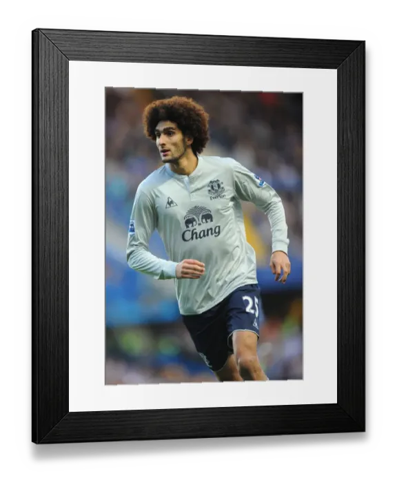 Framed Print : Marouane Fellaini's Battle at Stamford Bridge: Everton's Midfield Masterpiece (15 October 2011, Barclays Premier League) Framed Print : Marouane Fellaini's Battle at Stamford Bridge: Everton's Midfield Masterpiece (15 October 2011, Barclays Premier League)