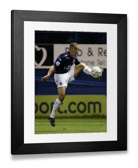 Framed Print : Everton's Leon Osman in Action: Carling Cup Third Round Clash against Sheffield Wednesday, 2007 Framed Print : Everton's Leon Osman in Action: Carling Cup Third Round Clash against Sheffield Wednesday, 2007