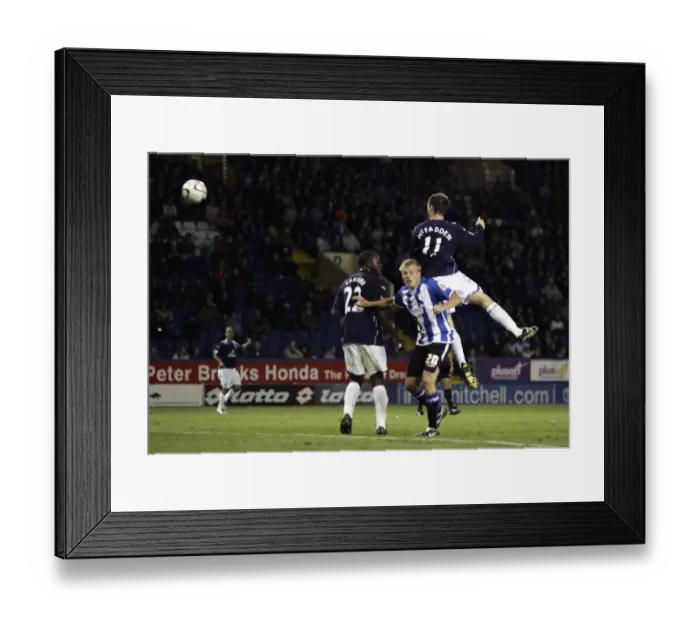 Framed Print : Football - Sheffield Wednesday v Everton Carling Cup Third Round - Hillsborough - 26 / 9 / 07 Evertons James McFadden (R) scores his sides second goal Mandatory Credit: Action Images / Ryan Framed Print : Football - Sheffield Wednesday v Everton Carling Cup Third Round - Hillsborough - 26 / 9 / 07 Evertons James McFadden (R) scores his sides second goal Mandatory Credit: Action Images / Ryan