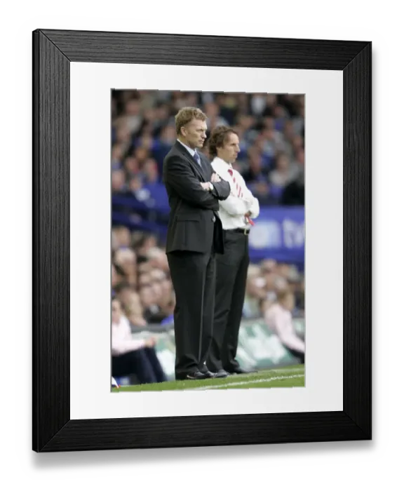 Framed Print : David Moyes vs. Gareth Southgate: Everton vs. Middlesbrough, Barclays Premier League, Goodison Park, September 30, 2007