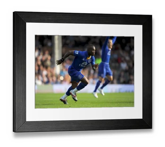 Framed Print : Royston Drenthe's Stunner: Everton's First Goal in BPL Clash at Craven Cottage (23 Oct 2011 - Fulham vs Everton) Framed Print : Royston Drenthe's Stunner: Everton's First Goal in BPL Clash at Craven Cottage (23 Oct 2011 - Fulham vs Everton)