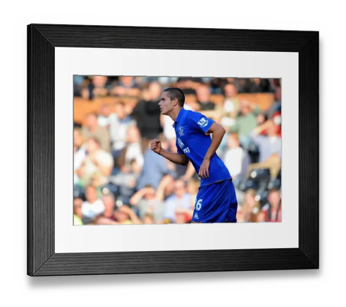 Framed Print : Everton's Jack Rodwell Hat-Trick: Triumphing over Fulham in the Barclays Premier League (23 October 2011) Framed Print : Everton's Jack Rodwell Hat-Trick: Triumphing over Fulham in the Barclays Premier League (23 October 2011)
